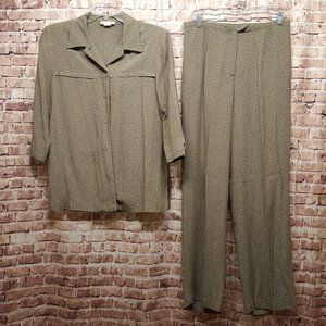 Dressbarn Pant Set 2 pc VINTAGE Size 10